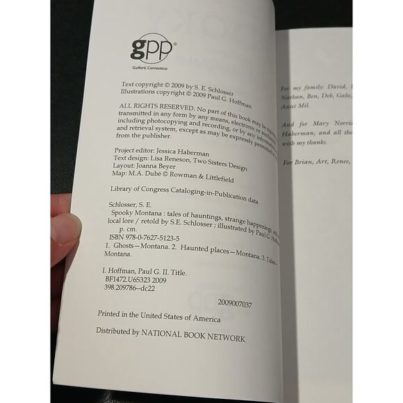 Spooky Montana Softcover book Tales of Hauntings and Lore - Picture 3 of 5